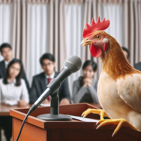 El discurso del pollo