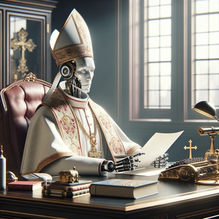 Monseñor IA preparándose para estafar. Ni dios está a salvo