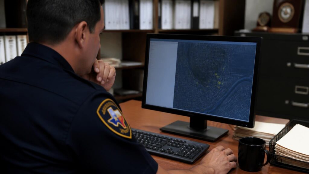 Policía de Texas utiliza IA para informe sobre rastreo con Flock